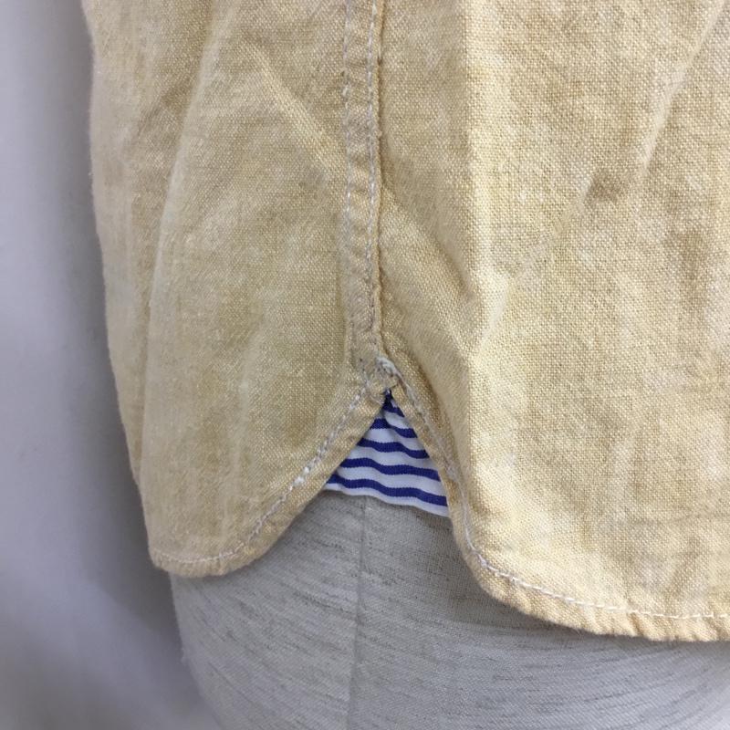 ビーミングライフストアバイビームス B:MING LIFESTORE by BEAMS シャツ、ブラウス 長袖 ボタンダウンシャツ M 無地 橙 / オレンジ / メンズ USED 古着 中古 10047452
