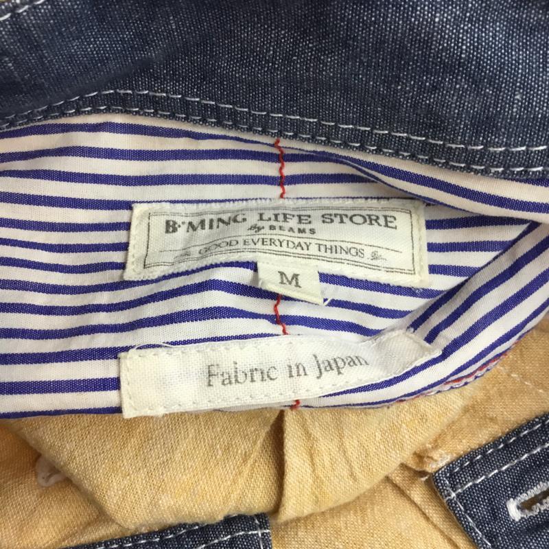ビーミングライフストアバイビームス B:MING LIFESTORE by BEAMS シャツ、ブラウス 長袖 ボタンダウンシャツ M 無地 橙 / オレンジ / メンズ USED 古着 中古 10047452