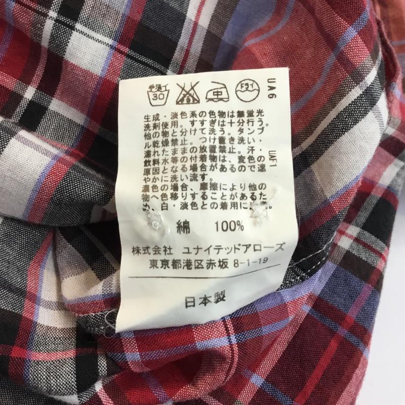 グリーンレーベルリラクシング green label relaxing シャツ、ブラウス 半袖 ボタンダウンシャツ M チェック マルチカラー / マルチカラー / メンズ USED 古着 中古 10047545