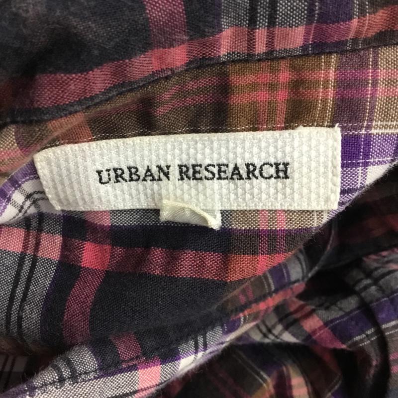 アーバンリサーチ URBAN RESEARCH シャツ、ブラウス 半袖 40 チェック マルチカラー / マルチカラー / メンズ USED 古着 中古 10047557