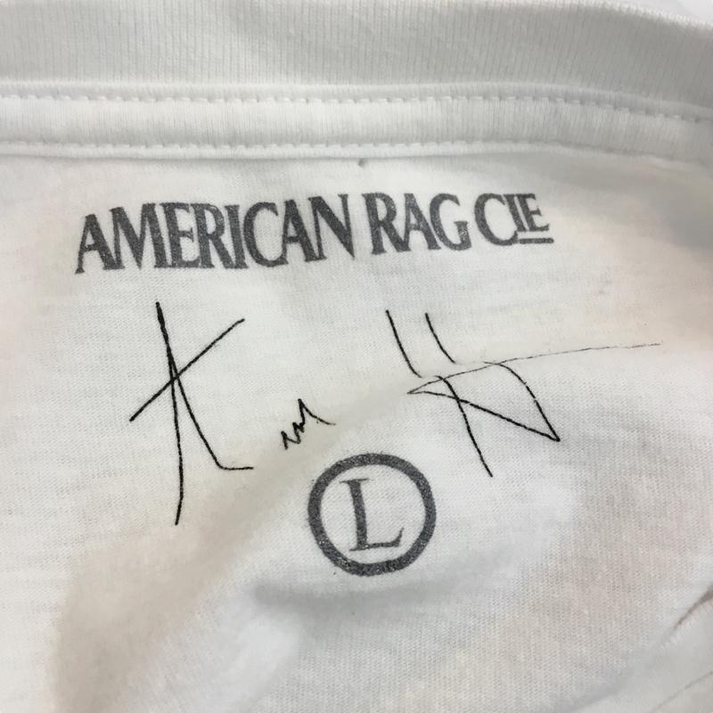 アメリカンラグシー AMERICAN RAG CIE Tシャツ 半袖 L 無地 X ロゴ、文字 白 / ホワイト / メンズ USED 古着 中古 10047565
