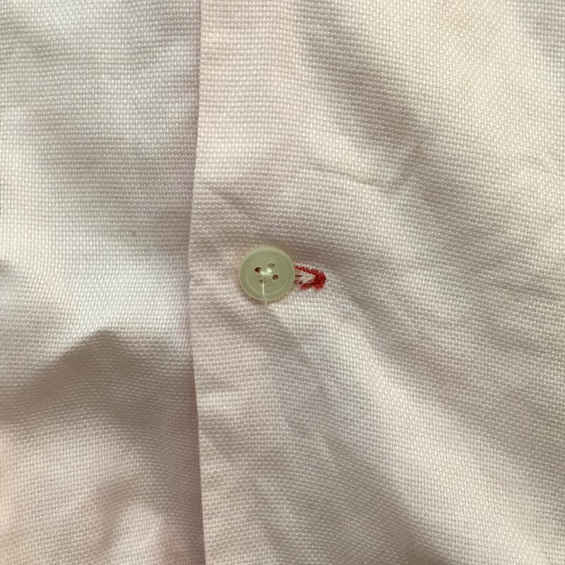 ドゥニーム Denime シャツ、ブラウス 半袖 L 無地 桃 / ピンク / メンズ USED 古着 中古 10047579
