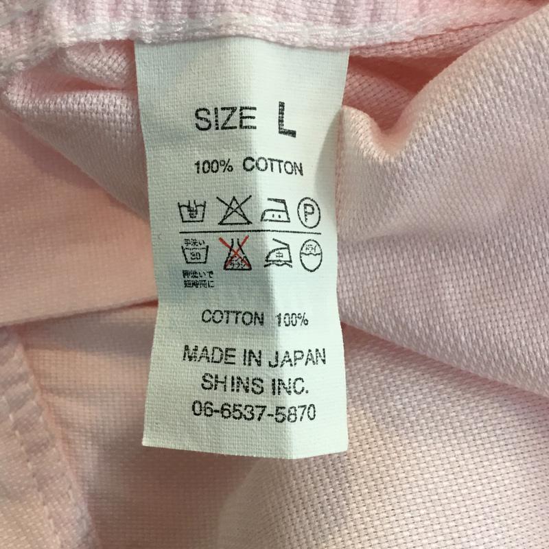 ドゥニーム Denime シャツ、ブラウス 半袖 L 無地 桃 / ピンク / メンズ USED 古着 中古 10047579