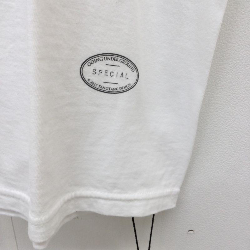 タンタン TANG TANG Tシャツ 半袖 銀杏ボーイズ POPS TEE XL ロゴ、文字 白 / ホワイト / メンズ USED 古着 中古 10047612