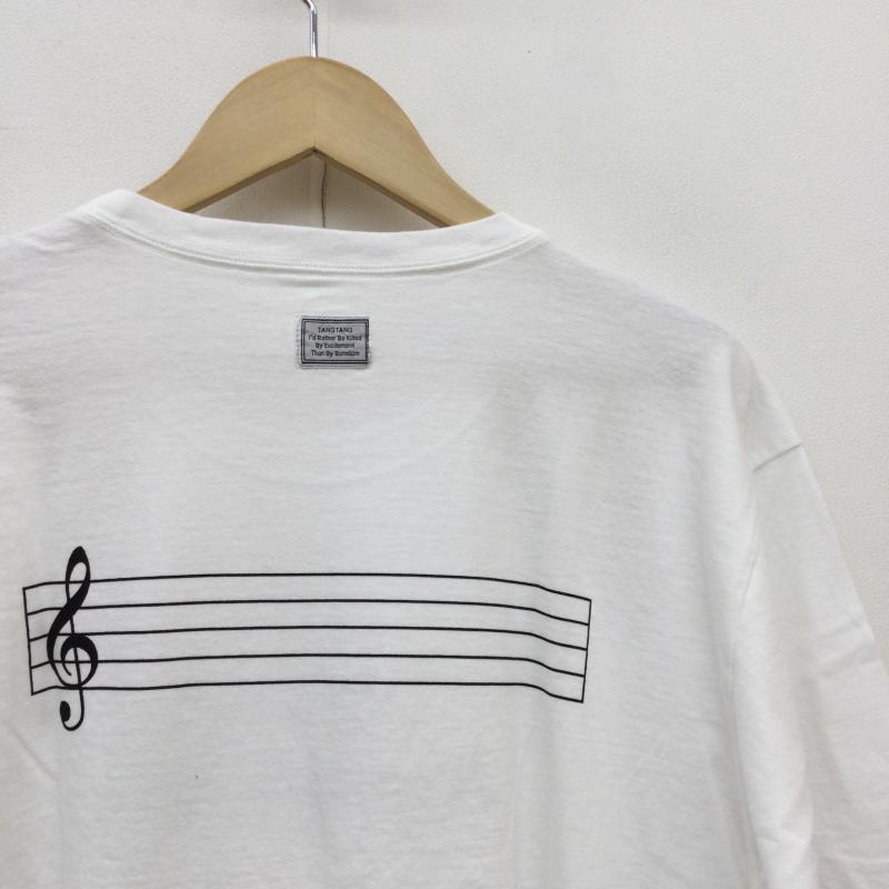 タンタン TANG TANG Tシャツ 半袖 銀杏ボーイズ POPS TEE XL ロゴ、文字 白 / ホワイト / メンズ USED 古着 中古 10047612