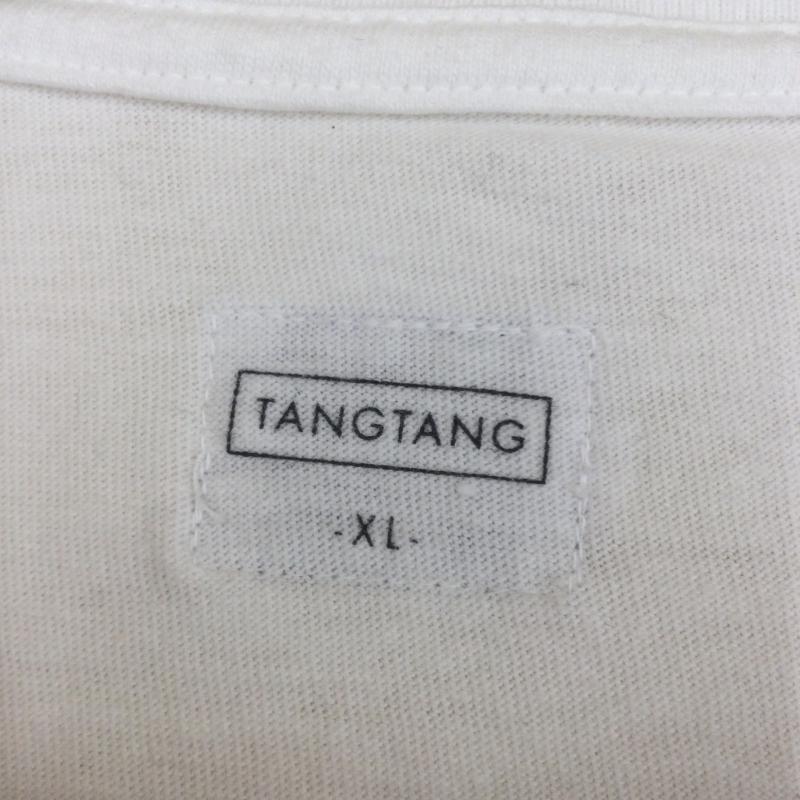 タンタン TANG TANG Tシャツ 半袖 銀杏ボーイズ POPS TEE XL ロゴ、文字 白 / ホワイト / メンズ USED 古着 中古 10047612