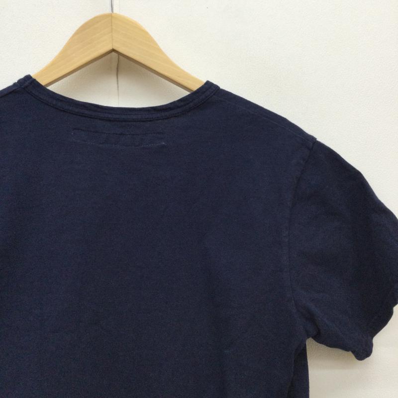 イール EEL Tシャツ 半袖 陶器釦のポケTEE E-16515 M 紺 / ネイビー / メンズ USED 古着 中古 10047619