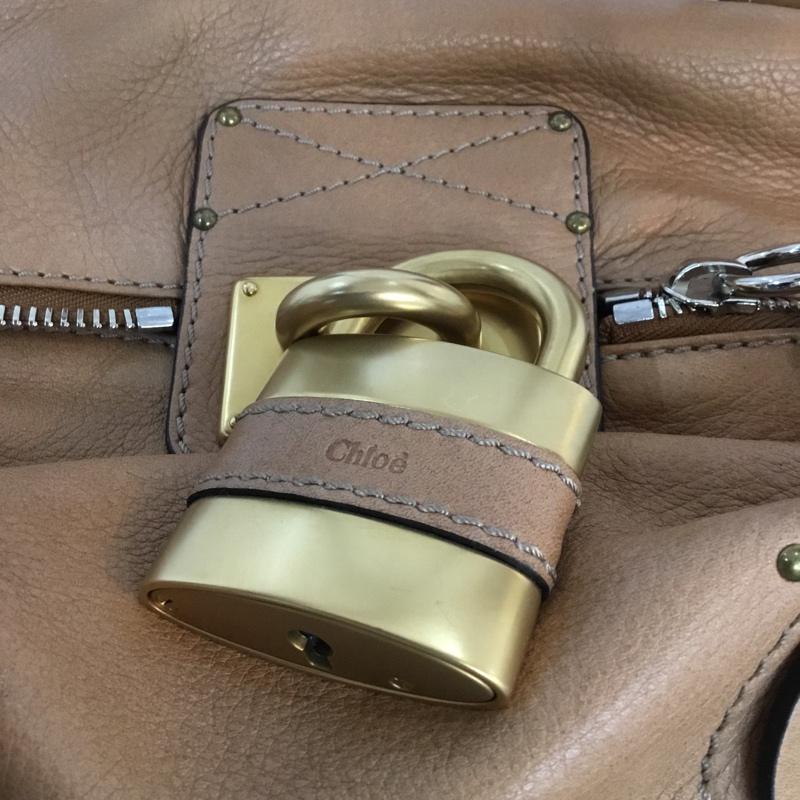 クロエ Chloe ハンドバッグ ハンドバッグ パディントン 無地 茶 / ブラウン / レディース USED 古着 中古 10047637