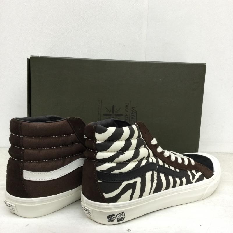 バンズボルト VANS VAULT スニーカー スニーカー × TAKA HAYASHI ZEBRA SK8 HI 29.5cm ゼブラ柄 黒 / ブラック / X 白 / ホワイト / メンズ USED 古着 中古 10047728