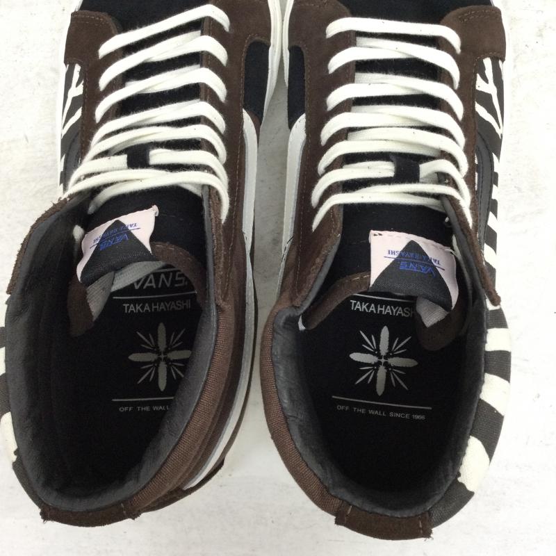 バンズボルト VANS VAULT スニーカー スニーカー × TAKA HAYASHI ZEBRA SK8 HI 29.5cm ゼブラ柄 黒 / ブラック / X 白 / ホワイト / メンズ USED 古着 中古 10047728