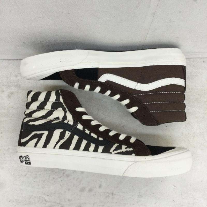 バンズボルト VANS VAULT スニーカー スニーカー × TAKA HAYASHI ZEBRA SK8 HI 29.5cm ゼブラ柄 黒 / ブラック / X 白 / ホワイト / メンズ USED 古着 中古 10047728