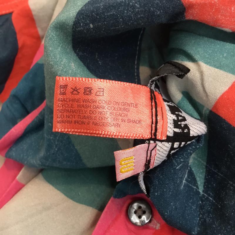 ダブルレインボー DOUBLE RAINBOUU シャツ、ブラウス 半袖 XL 総柄 マルチカラー / マルチカラー / メンズ USED 古着 中古 10047961