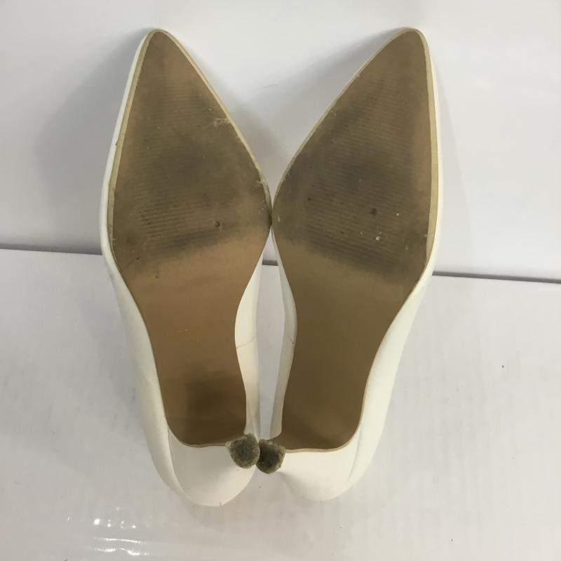 アズールバイマウジー AZUL BY MOUSSY パンプス パンプス ヒール ポインテッドトゥ M 無地 オフホワイト / オフホワイト / レディース USED 古着 中古 10048073