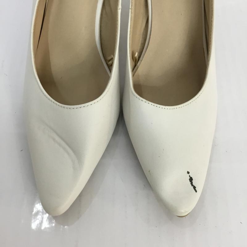 アズールバイマウジー AZUL BY MOUSSY パンプス パンプス ヒール ポインテッドトゥ M 無地 オフホワイト / オフホワイト / レディース USED 古着 中古 10048073