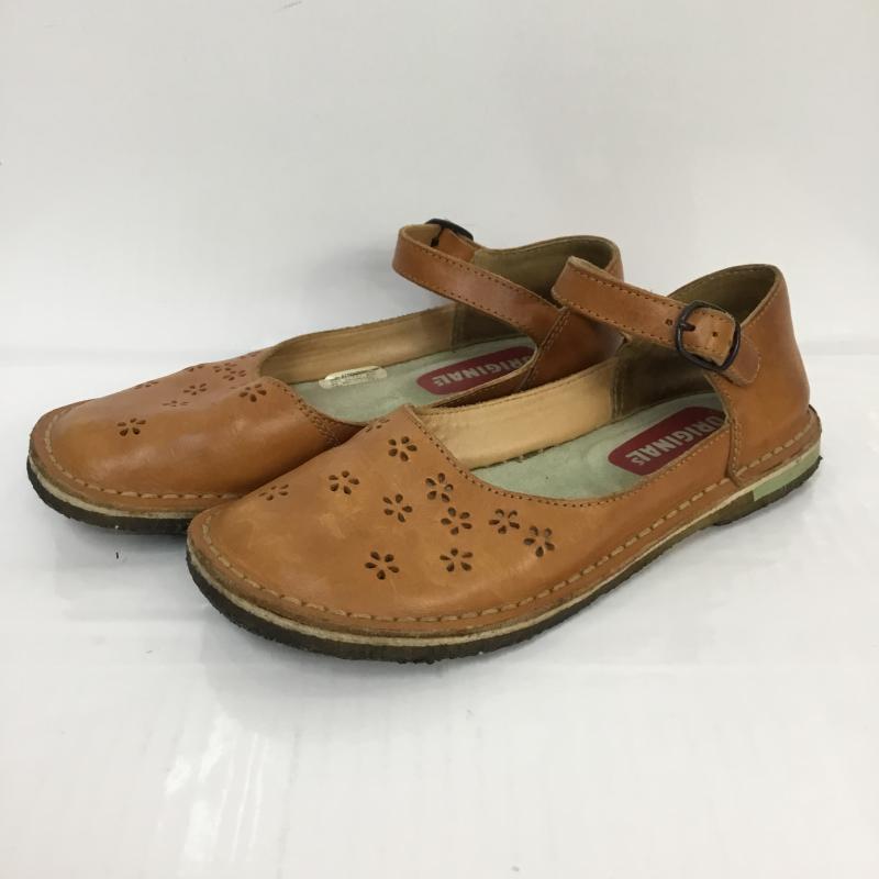 クラークス オリジナルズ Clarks Originals カジュアルシューズ カジュアルシューズ レザー ストラップ 花 1204500629 花柄 茶 / ブラウン / レディース USED 古着 中古 10048095
