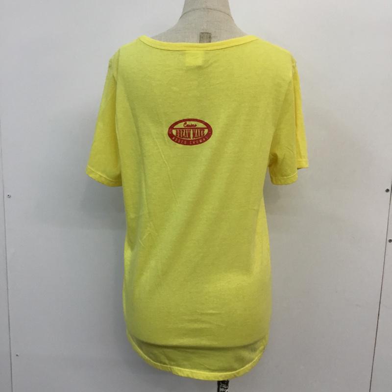 ロデオクラウンズ Rodeo Crowns Tシャツ 半袖 2 プリント 黄 / イエロー / レディース USED 古着 中古 10048245