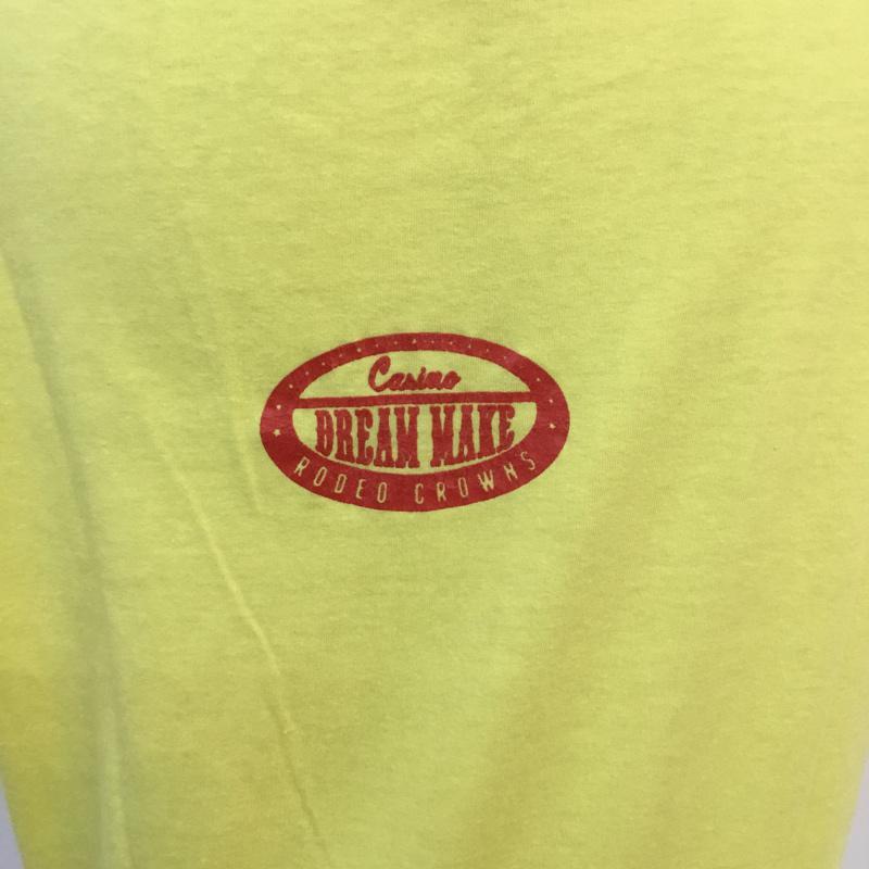 ロデオクラウンズ Rodeo Crowns Tシャツ 半袖 2 プリント 黄 / イエロー / レディース USED 古着 中古 10048245