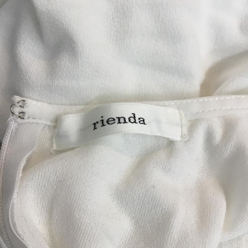 リエンダ rienda ワンピース・ドレス・オールインワン ワンピース・ドレス・オールインワン シアー ノースリーブ FREE 無地 白 / ホワイト / レディース USED 古着 中古 10048294