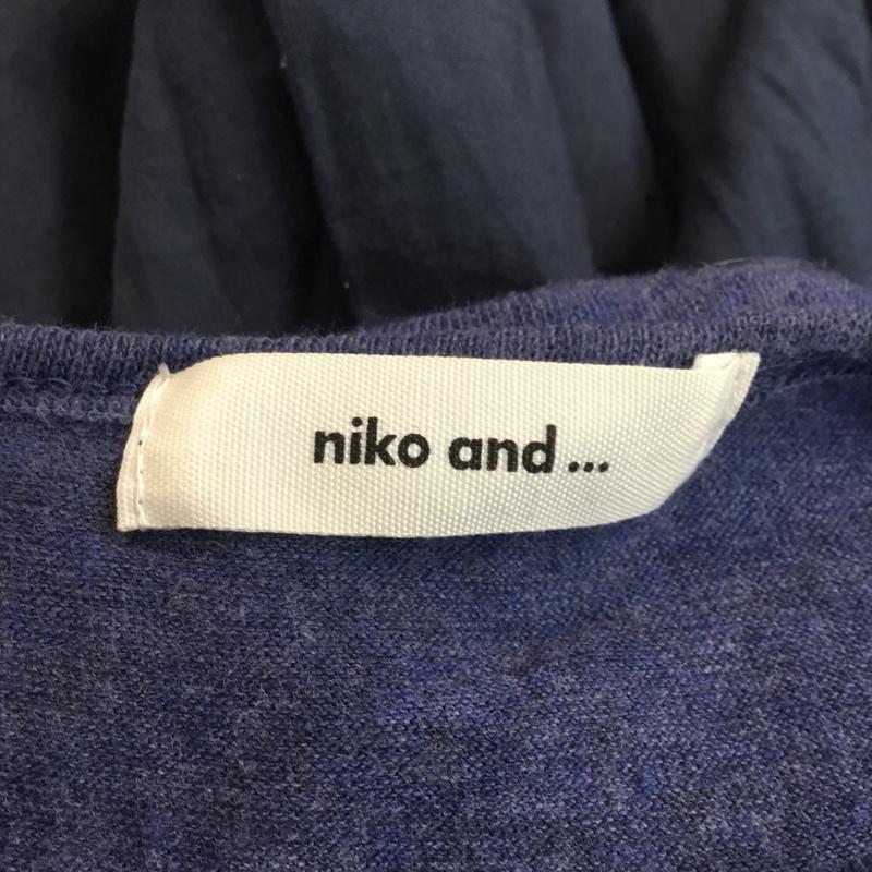 ニコアンド niko and... ワンピース ひざ丈スカート ペチコート キャミソール インナーワンピ 無地 紺 / ネイビー / レディース USED 古着 中古 10048298
