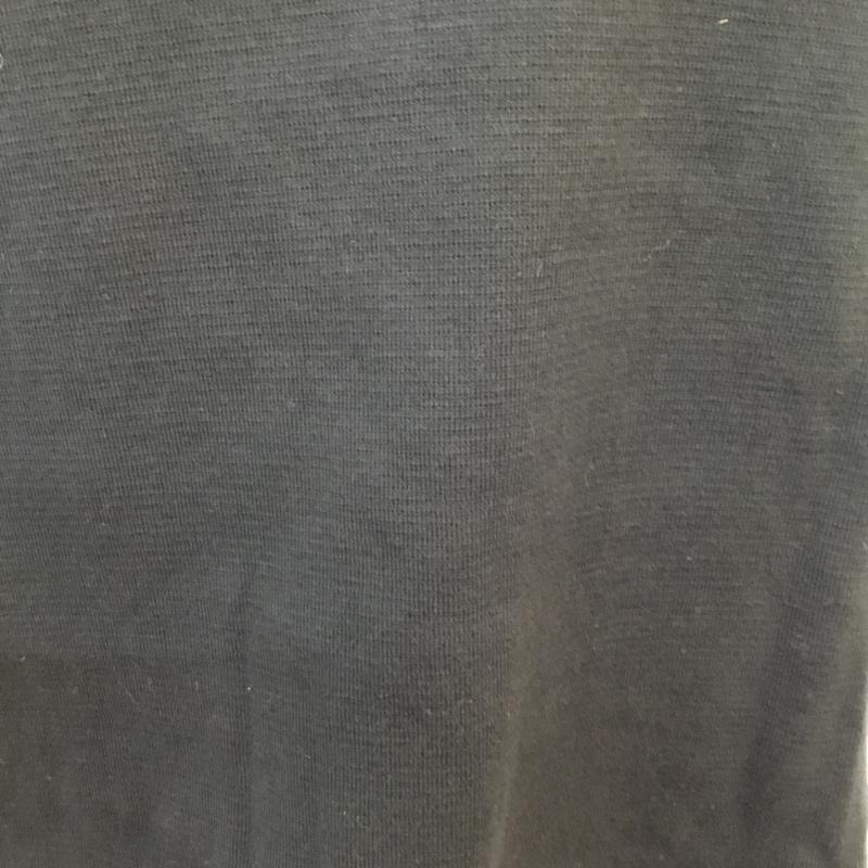 ローリーズファーム LOWRYS FARM カットソー 半袖 カリフォルニアコットン フリル プルオーバー M 無地 黒 / ブラック /  レディース USED 古着 中古 10048328