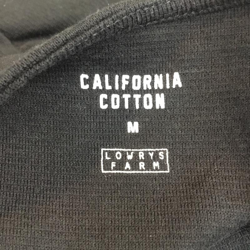 ローリーズファーム LOWRYS FARM カットソー 半袖 カリフォルニアコットン フリル プルオーバー M 無地 黒 / ブラック /  レディース USED 古着 中古 10048328