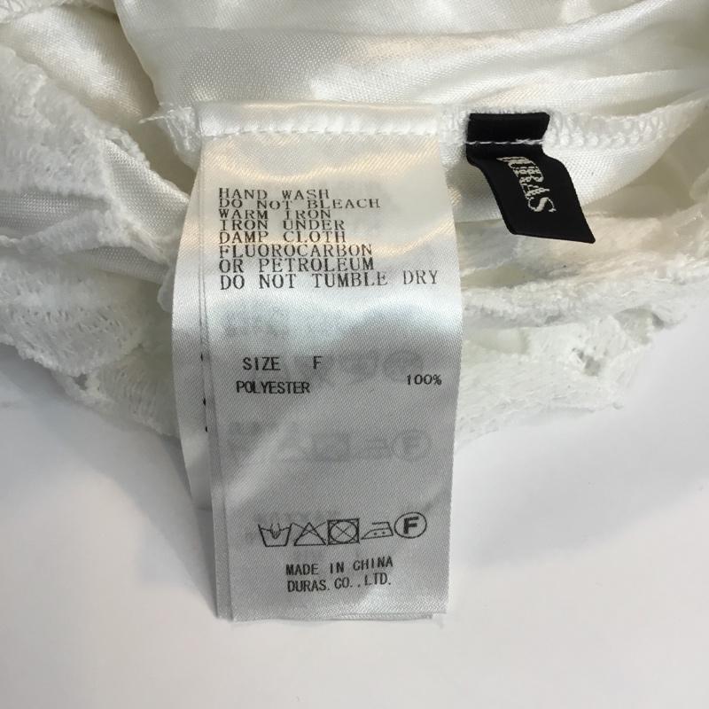 デュラス DURAS パンツ ショートパンツ レース FREE レース柄 白 / ホワイト / レディース USED 古着 中古 10048496