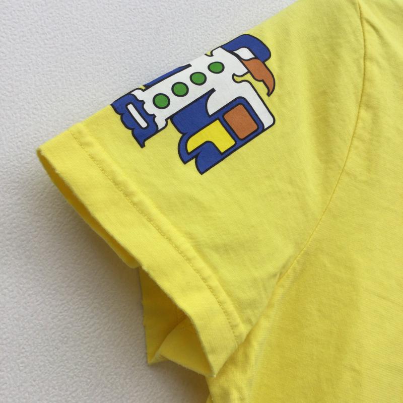 ディースクエアード2 DSQUARED2 ポロシャツ 半袖 M ロゴ、文字 黄 / イエロー / レディース USED 古着 中古 10048575