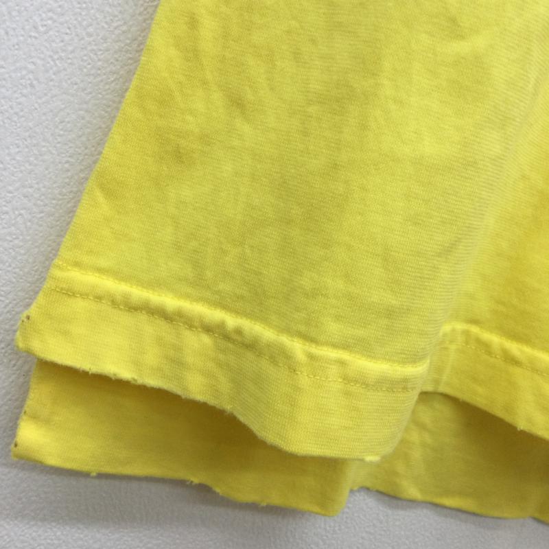 ディースクエアード2 DSQUARED2 ポロシャツ 半袖 M ロゴ、文字 黄 / イエロー / レディース USED 古着 中古 10048575