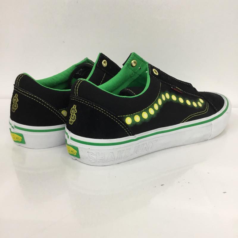 バンズ VANS スニーカー スニーカー OLD SKOOL PRO SHAKE JUNT コラボ VN0A45JC0V4 29.5cm 箱有 29.5cm 黒 / ブラック / X 緑 / グリーン / メンズ USED 古着 中古 10048624