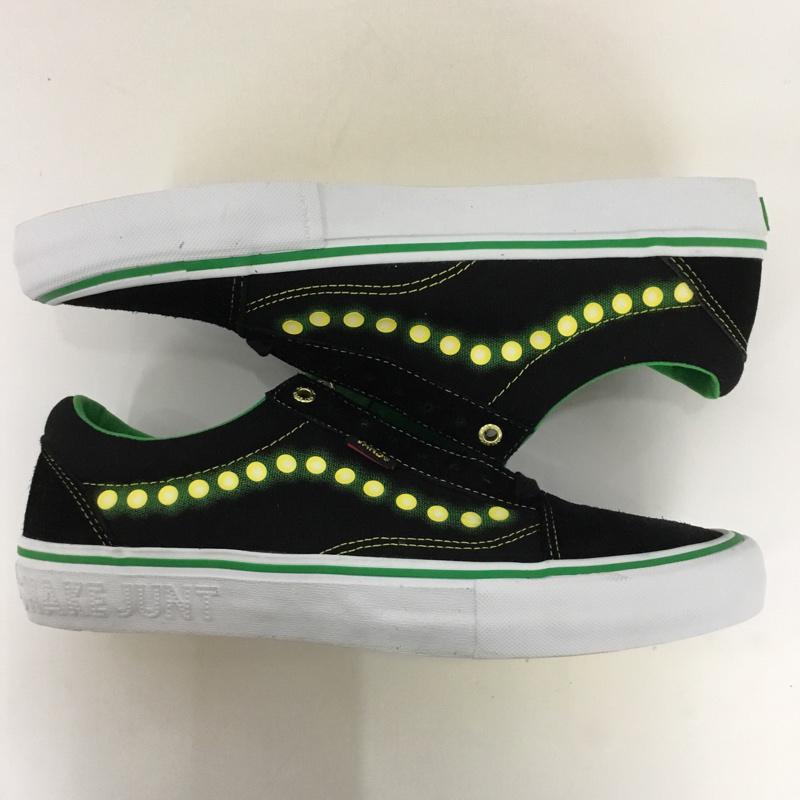 バンズ VANS スニーカー スニーカー OLD SKOOL PRO SHAKE JUNT コラボ VN0A45JC0V4 29.5cm 箱有 29.5cm 黒 / ブラック / X 緑 / グリーン / メンズ USED 古着 中古 10048624