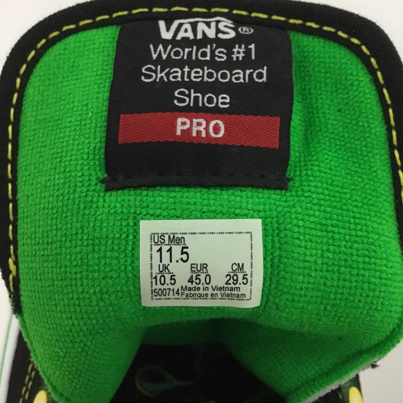 バンズ VANS スニーカー スニーカー OLD SKOOL PRO SHAKE JUNT コラボ VN0A45JC0V4 29.5cm 箱有 29.5cm 黒 / ブラック / X 緑 / グリーン / メンズ USED 古着 中古 10048624