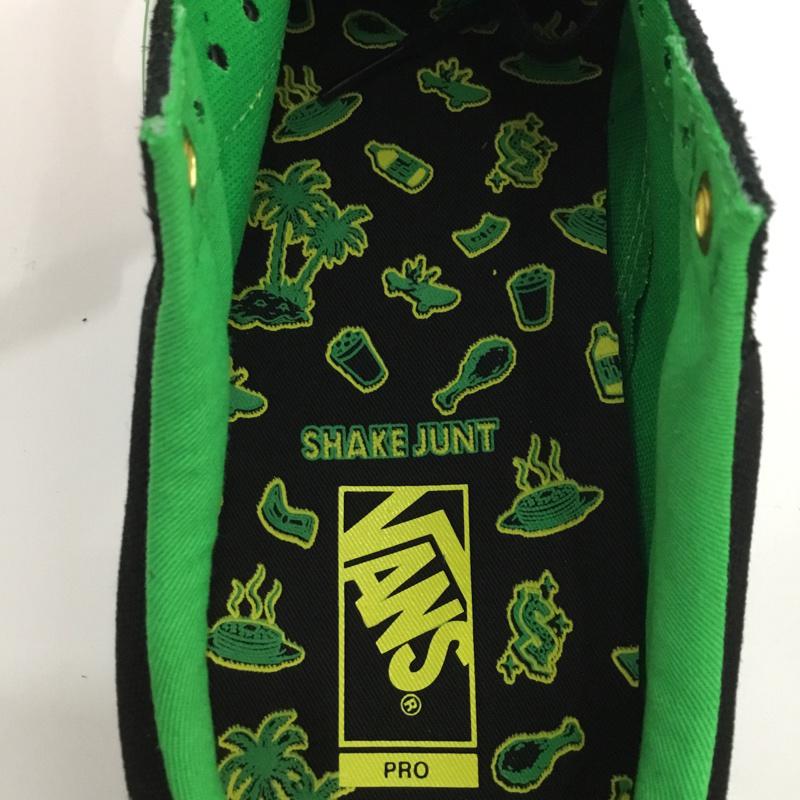 バンズ VANS スニーカー スニーカー OLD SKOOL PRO SHAKE JUNT コラボ VN0A45JC0V4 29.5cm 箱有 29.5cm 黒 / ブラック / X 緑 / グリーン / メンズ USED 古着 中古 10048624
