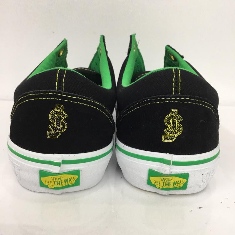 バンズ VANS スニーカー スニーカー OLD SKOOL PRO SHAKE JUNT コラボ VN0A45JC0V4 29.5cm 箱有 29.5cm 黒 / ブラック / X 緑 / グリーン / メンズ USED 古着 中古 10048624
