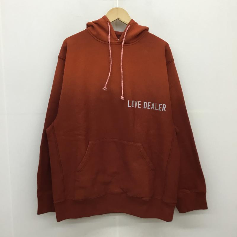 ゴールデングース GOLDEN GOOSE パーカー 長袖 グラデーション プルオーバーパーカー XS ロゴ、文字 橙 / オレンジ / メンズ USED 古着 中古 10048982