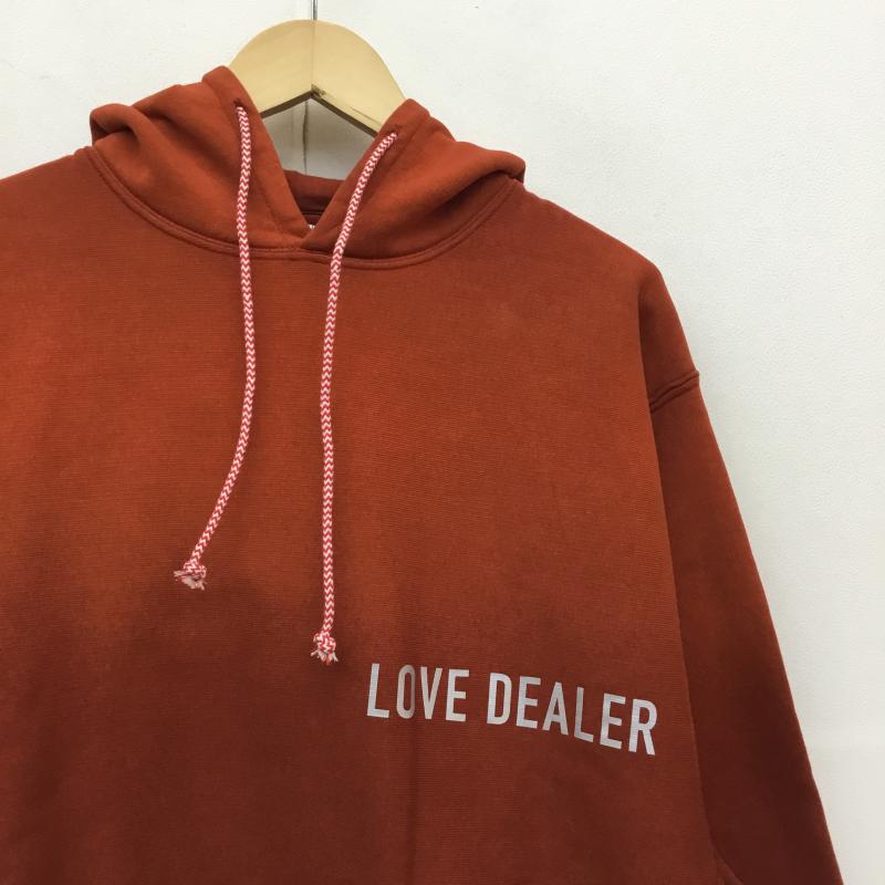 ゴールデングース GOLDEN GOOSE パーカー 長袖 グラデーション プルオーバーパーカー XS ロゴ、文字 橙 / オレンジ / メンズ USED 古着 中古 10048982