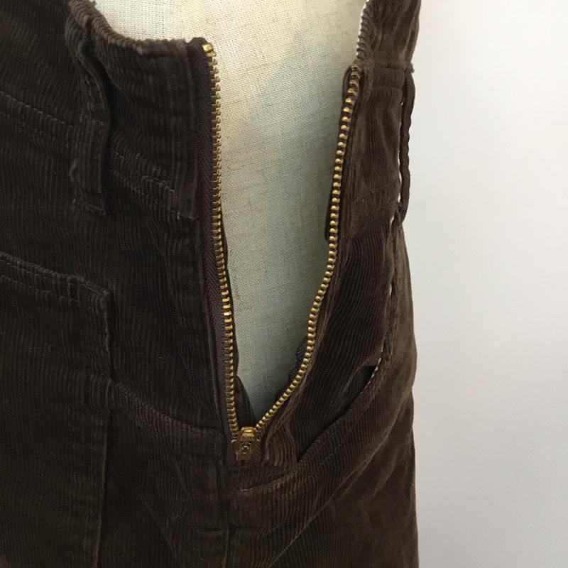 ミルクフェド MILKFED. サロペット・オーバーオール サロペット、オーバーオール 03163907 CORDUROY WIDE LEG JUMPSUIT コーデュロイ 無地 ダークブラウン / ダークブラウン / レディース USED 古着 中古 10049051