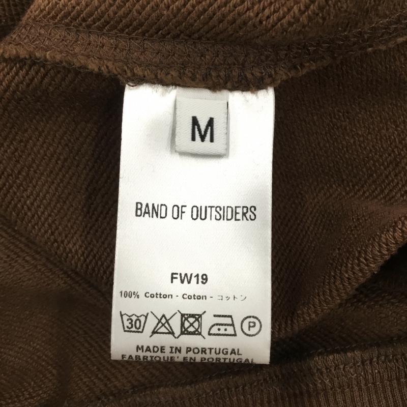 バンドオブアウトサイダーズ Band of Outsiders トレーナー 長袖 クルーネック刺繍スウェット M 刺繍 茶 / ブラウン / メンズ USED 古着 中古 10049112