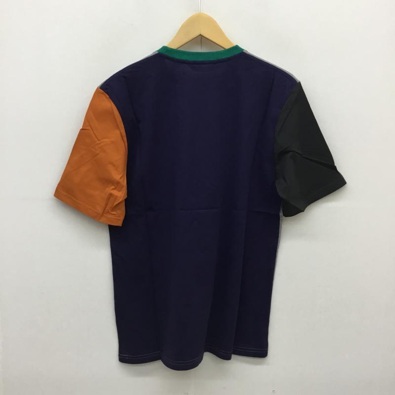 バンドオブアウトサイダーズ Band of Outsiders Tシャツ 半袖 クレイジーパターンTEE L ロゴ、文字 灰 / グレー / X 橙 / オレンジ / X 緑 / グリーン / X 紺 / ネイビー / メンズ USED 古着 中古 10049113