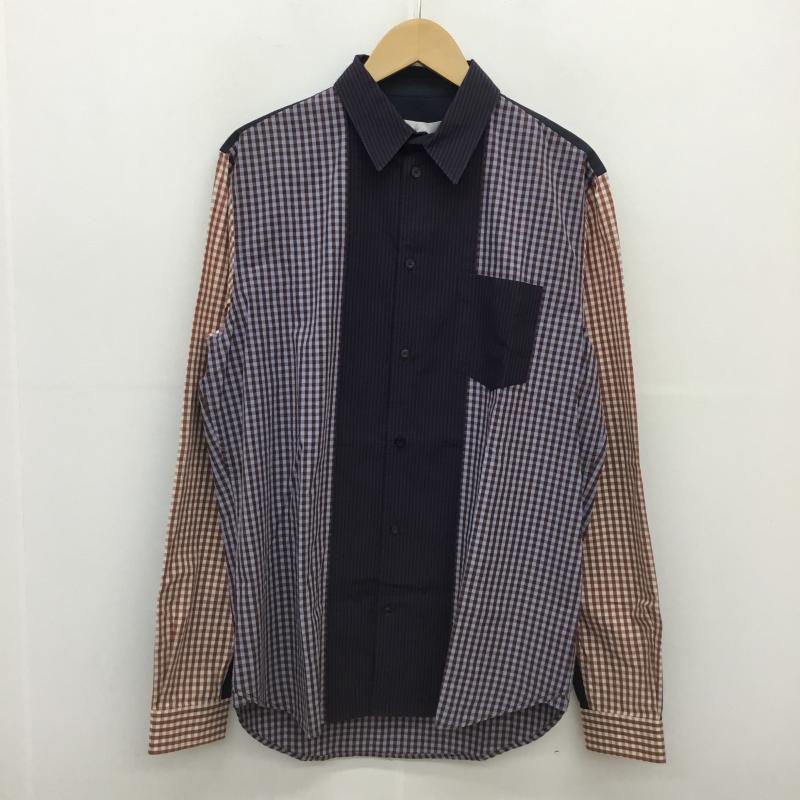 ゴールデングース GOLDEN GOOSE シャツ、ブラウス 長袖 クレイジーチェックシャツ M チェック マルチカラー / マルチカラー / メンズ USED 古着 中古 10049115