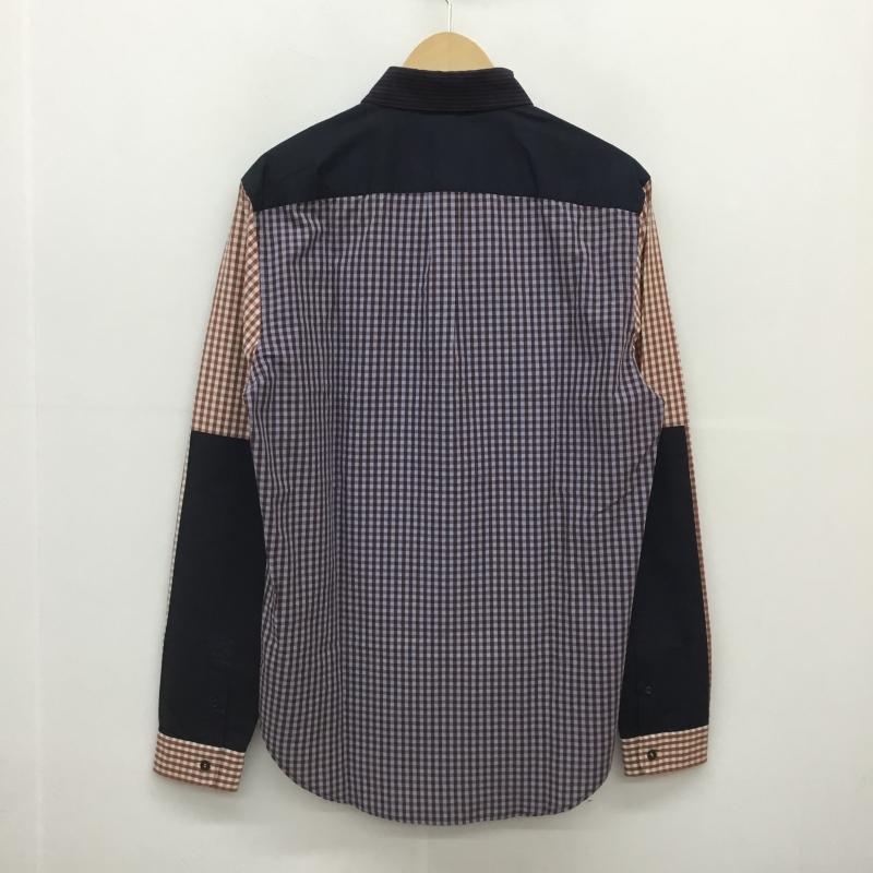 ゴールデングース GOLDEN GOOSE シャツ、ブラウス 長袖 クレイジーチェックシャツ M チェック マルチカラー / マルチカラー / メンズ USED 古着 中古 10049115