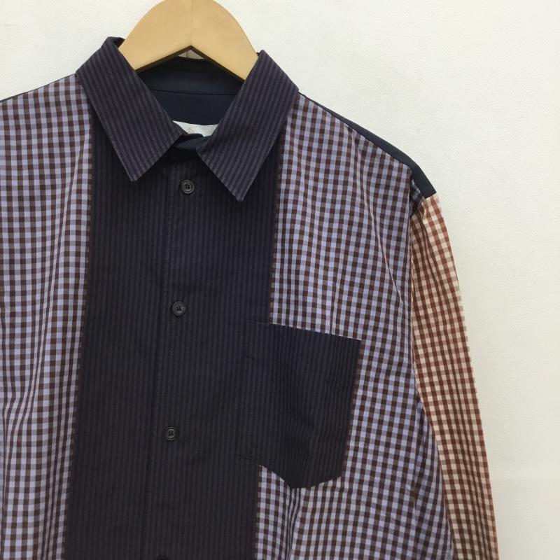 ゴールデングース GOLDEN GOOSE シャツ、ブラウス 長袖 クレイジーチェックシャツ M チェック マルチカラー / マルチカラー / メンズ USED 古着 中古 10049115