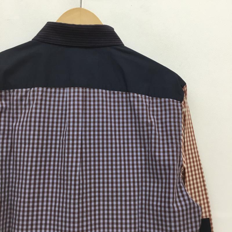 ゴールデングース GOLDEN GOOSE シャツ、ブラウス 長袖 クレイジーチェックシャツ M チェック マルチカラー / マルチカラー / メンズ USED 古着 中古 10049115