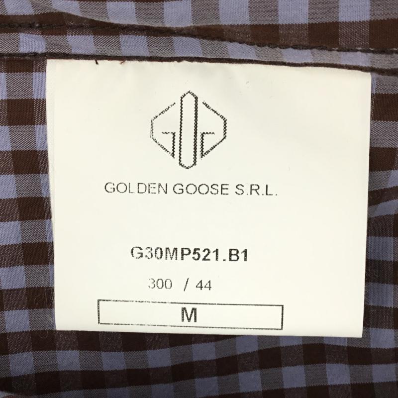 ゴールデングース GOLDEN GOOSE シャツ、ブラウス 長袖 クレイジーチェックシャツ M チェック マルチカラー / マルチカラー / メンズ USED 古着 中古 10049115