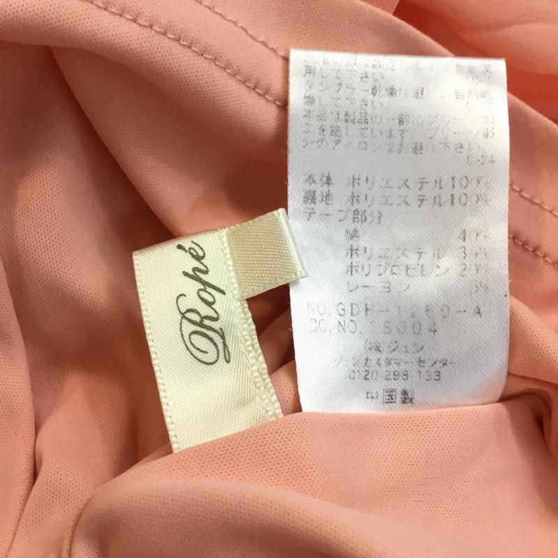 ロペピクニック ROPE' PICNIC シャツ、ブラウス 半袖 クルーネック 2WAY プリーツ 38 無地 桃 / ピンク / レディース USED 古着 中古 10049149