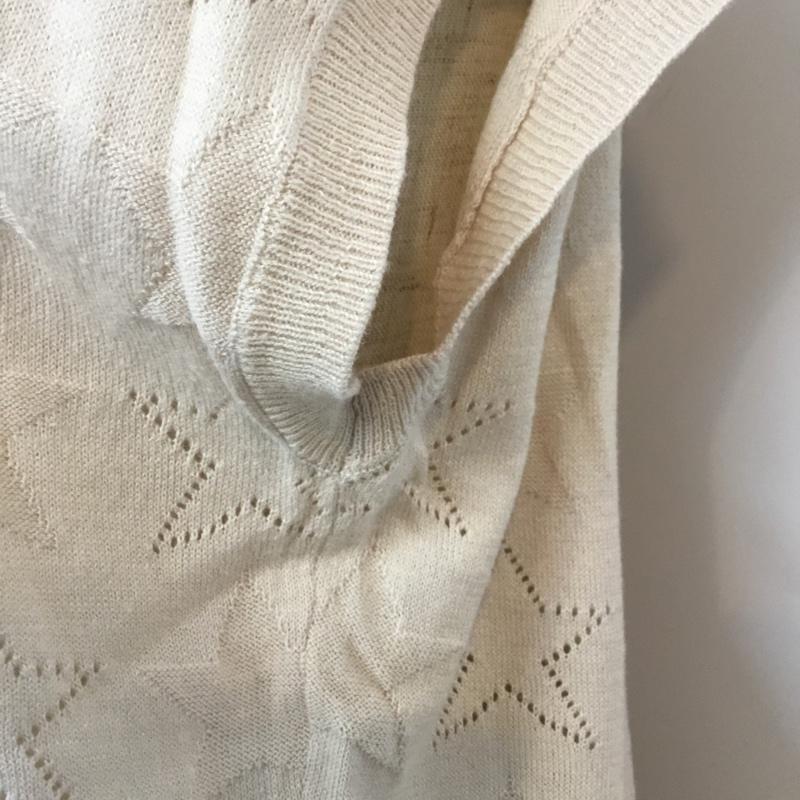 イーハイフンワールドギャラリー E hyphen world gallery カットソー 半袖 サマーニット 星柄 クルーネック FREE 星 桃 / ピンク /  レディース USED 古着 中古 10049160