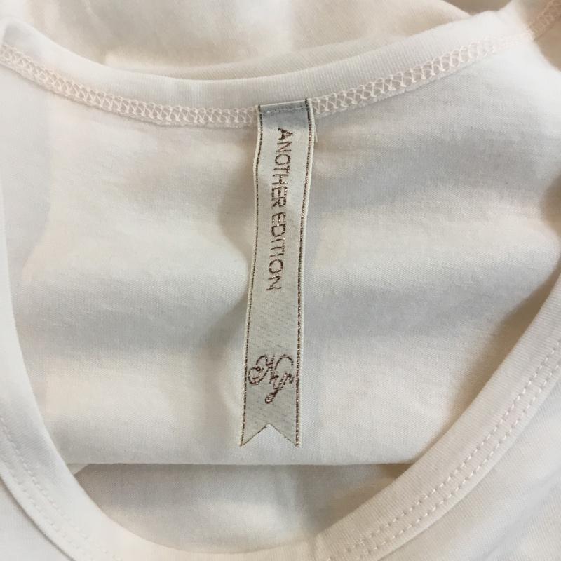 アナザーエディション Anather Edition Tシャツ 半袖 無地 白 / ホワイト / レディース USED 古着 中古 10049225