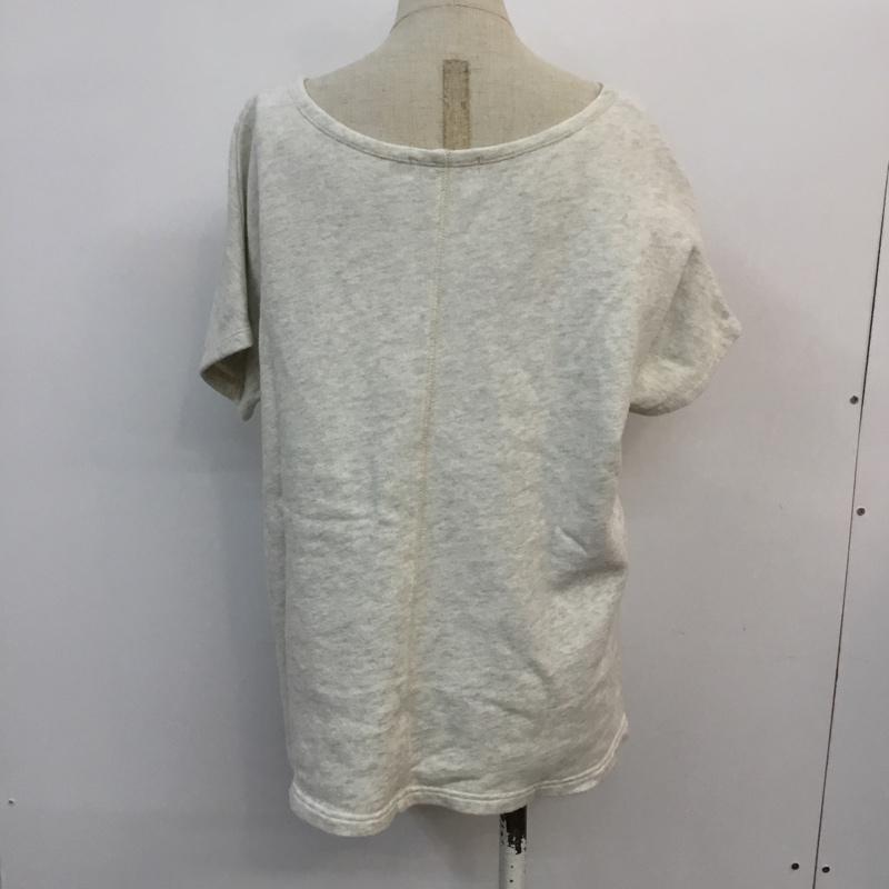 ニコアンド niko and... カットソー 半袖 ロゴ、文字 オフホワイト / オフホワイト /  レディース USED 古着 中古 10049227