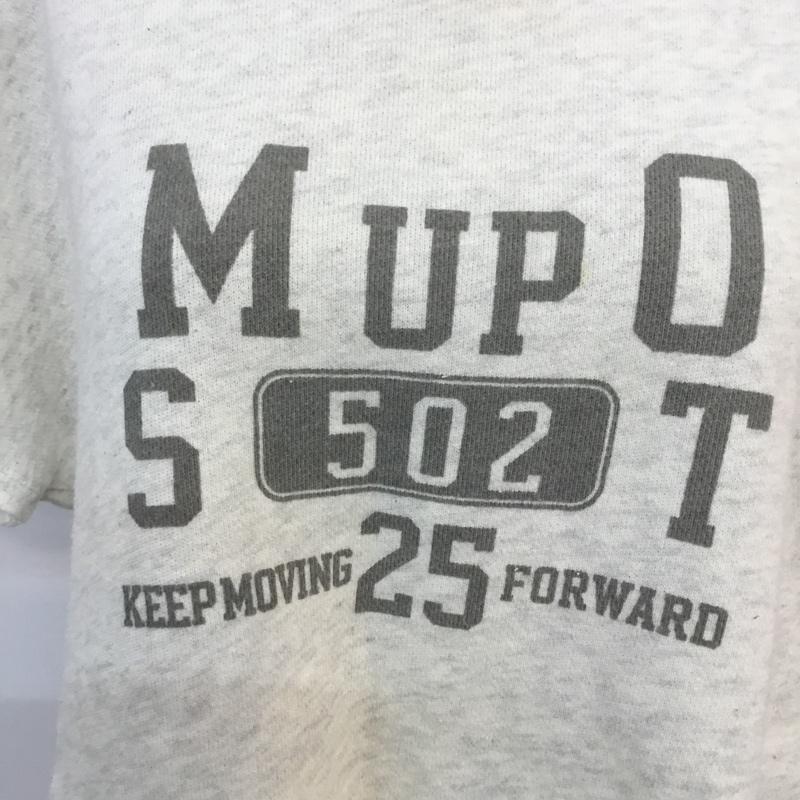 ニコアンド niko and... カットソー 半袖 ロゴ、文字 オフホワイト / オフホワイト /  レディース USED 古着 中古 10049227