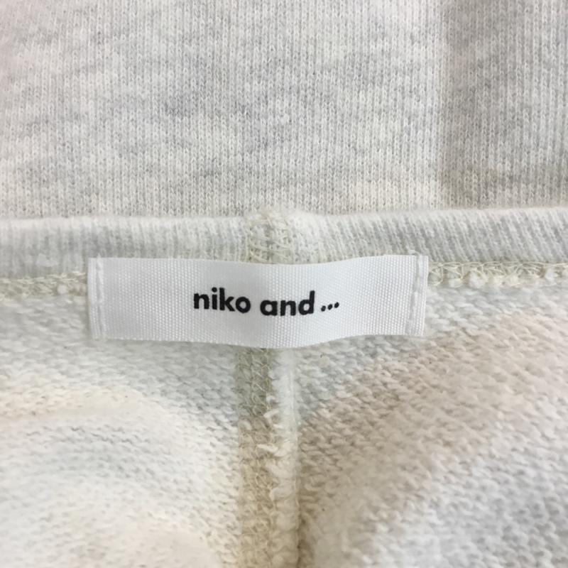 ニコアンド niko and... カットソー 半袖 ロゴ、文字 オフホワイト / オフホワイト /  レディース USED 古着 中古 10049227