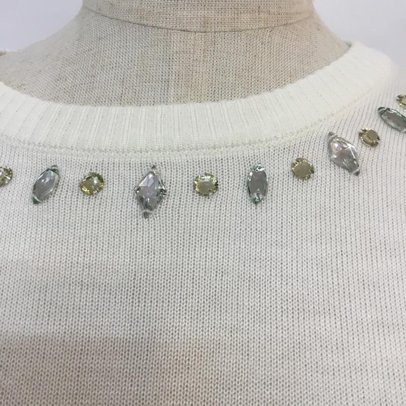 レトロガール RETRO GIRL カットソー 半袖 M 無地 白 / ホワイト /  レディース USED 古着 中古 10049228